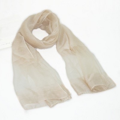 Καλοκαιρινό γυναικείο κασκόλ σε ροζ μπλε και μπεζ χρώμα