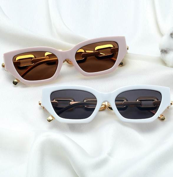 Μοντέρνα γυαλιά ηλίου με μεταλλικός σκελετός