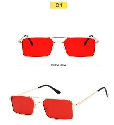 Γυναικεία γυαλιά με ορθογώνιο σχήμα σε στυλ ρετρό