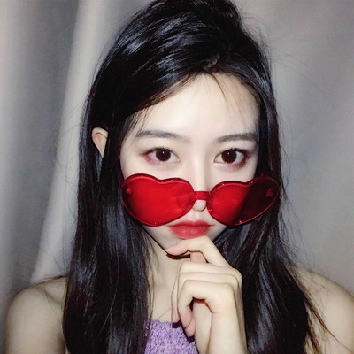 Καθημερινά γυναικεία γυαλιά ηλίου σε σχήμα καρδιάς