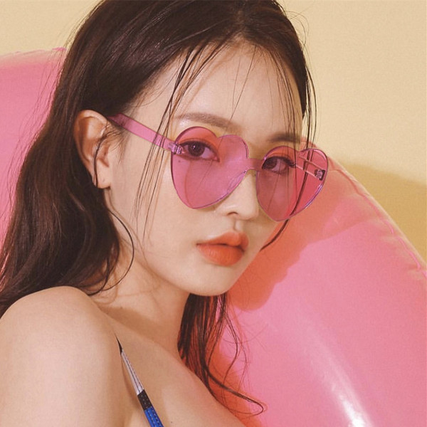 Καθημερινά γυναικεία γυαλιά ηλίου σε σχήμα καρδιάς