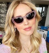 Γυναικεία γυαλιά με λουλουδάτο μοτίβο σε στυλ ρετρό