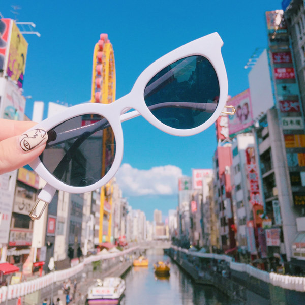 Γυναικεία γυαλιά ηλίου ρετρό στρογγυλά γυαλιά