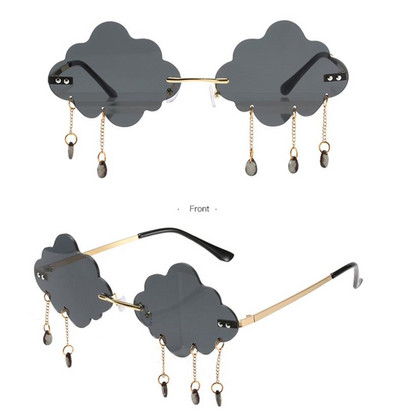 Μοντέρνα γυαλιά ηλίου σε μη τυπικό σχήμα