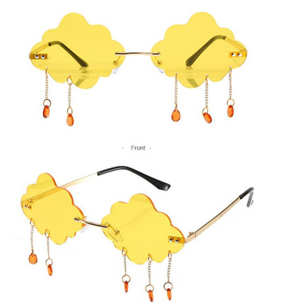 Μοντέρνα γυαλιά ηλίου σε μη τυπικό σχήμα