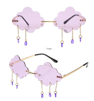 Μοντέρνα γυαλιά ηλίου σε μη τυπικό σχήμα