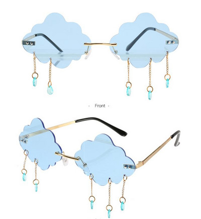 Μοντέρνα γυαλιά ηλίου σε μη τυπικό σχήμα