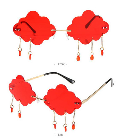 Μοντέρνα γυαλιά ηλίου σε μη τυπικό σχήμα