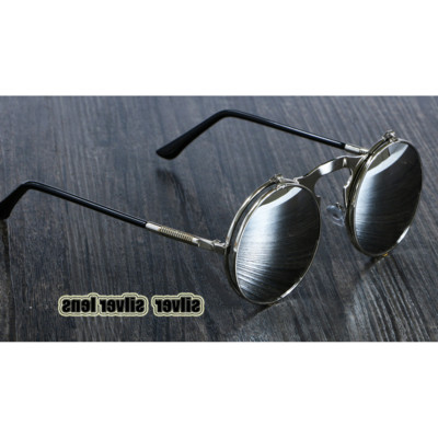 Μοντέρνα γυαλιά ηλίου σε μοντέλο unisex με στρογγυλό σχήμα