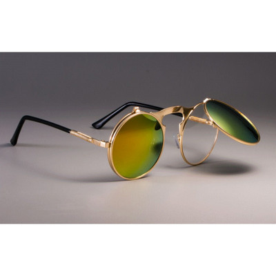 Μοντέρνα γυαλιά ηλίου σε μοντέλο unisex με στρογγυλό σχήμα