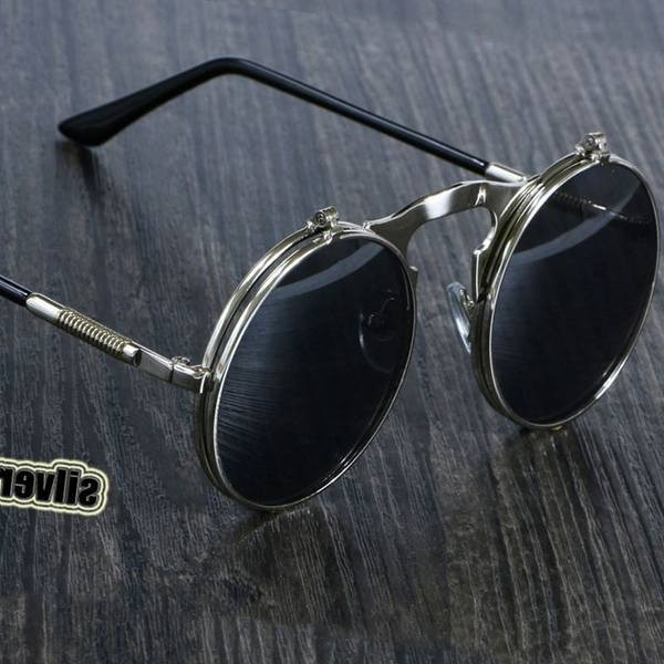 Μοντέρνα γυαλιά ηλίου σε μοντέλο unisex με στρογγυλό σχήμα