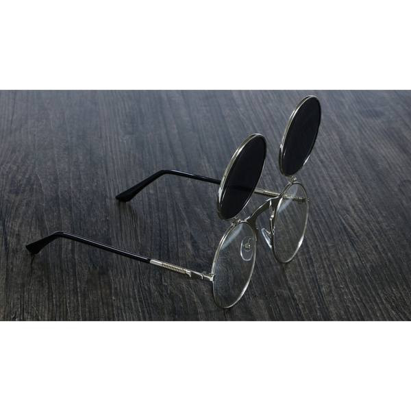 Μοντέρνα γυαλιά ηλίου σε μοντέλο unisex με στρογγυλό σχήμα