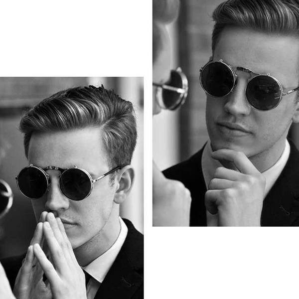 Μοντέρνα γυαλιά ηλίου σε μοντέλο unisex με στρογγυλό σχήμα