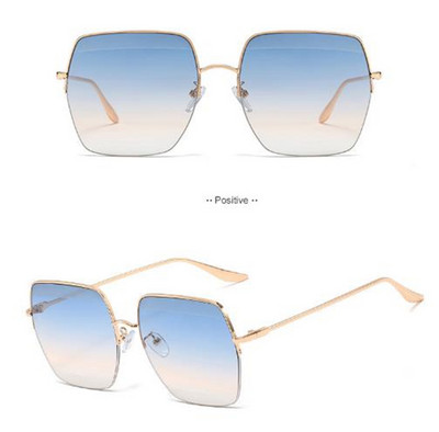 Μοντέρνα γυαλιά με τετραγωνικούς φακούς και λεπτός σκελετός