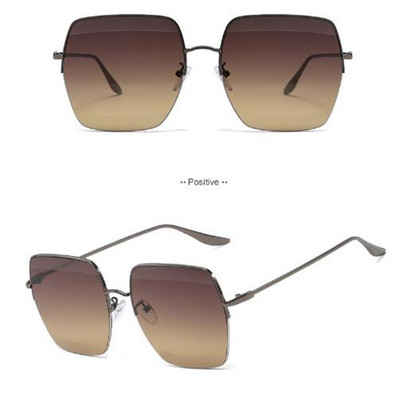 Μοντέρνα γυαλιά με τετραγωνικούς φακούς και λεπτός σκελετός