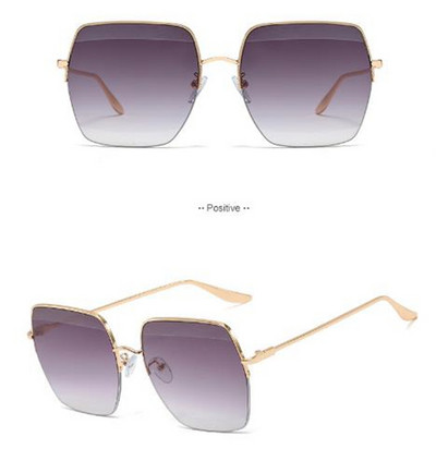 Μοντέρνα γυαλιά με τετραγωνικούς φακούς και λεπτός σκελετός