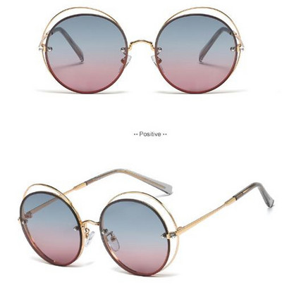 Ochelari moderni cu lentile rotunde și o ramă subțire