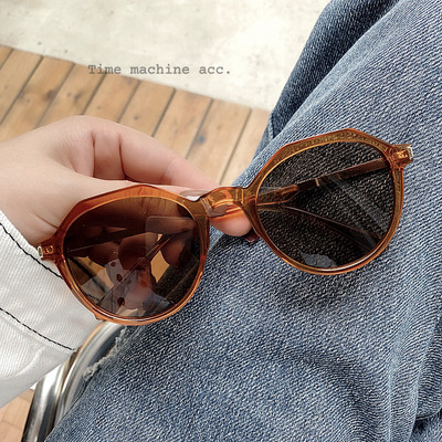 Καλοκαιρινά στρογγυλά γυαλιά ηλίου με προστασία UV για γυναίκες