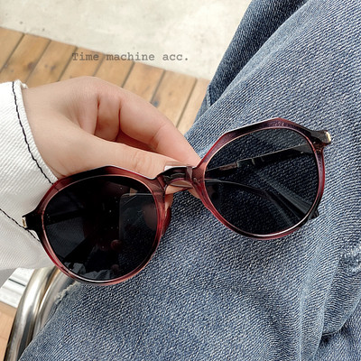 Καλοκαιρινά στρογγυλά γυαλιά ηλίου με προστασία UV για γυναίκες