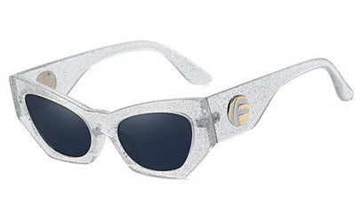 Γυναικεία γυαλιά ηλίου με γυαλιστερό πλαίσιο