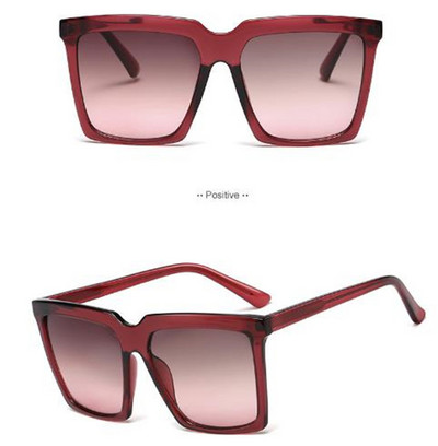 Μοντέρνα γυαλιά ηλίου με τετράγωνο σχήμα των φακών