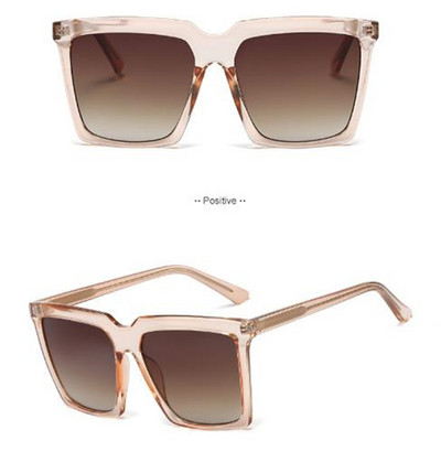 Μοντέρνα γυαλιά ηλίου με τετράγωνο σχήμα των φακών