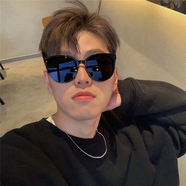 Ανδρικά μοντέρνα στρογγυλά γυαλιά ηλίου