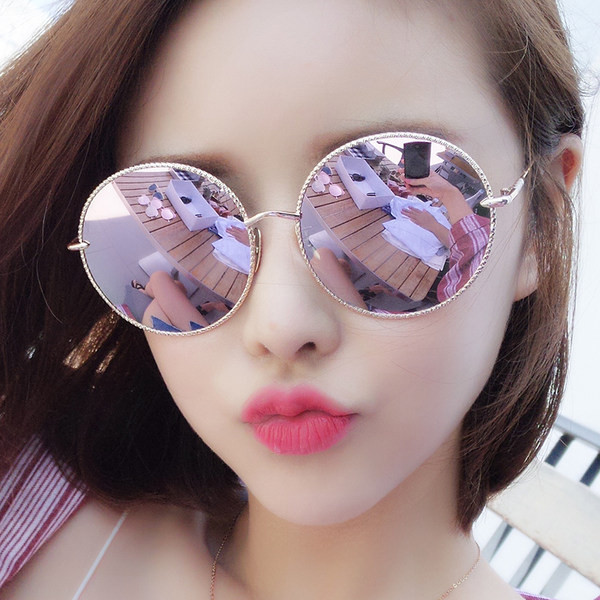 Νέο μοντέλο γυναικεία γυαλιά ηλίου με στρογγυλό σχήμα - διάφορα χρώματα