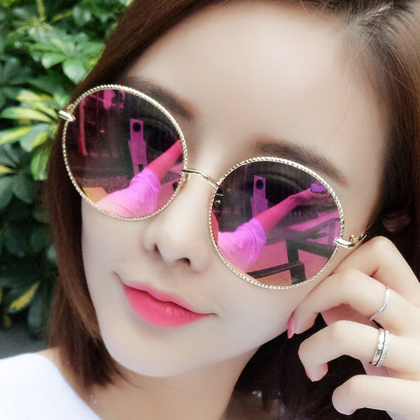 Νέο μοντέλο γυναικεία γυαλιά ηλίου με στρογγυλό σχήμα - διάφορα χρώματα