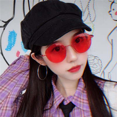 Κομψά γυαλιά για άνδρες και γυναίκες σε στρογγυλό σχήμα με λεπτό πλαίσιο