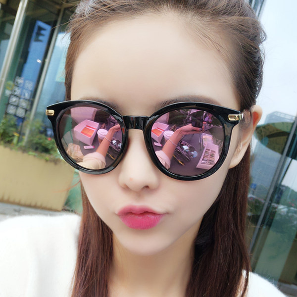 Νέο μοντέλο στρογγυλα γυαλια ηλίου κατάλληλα για γυναίκες