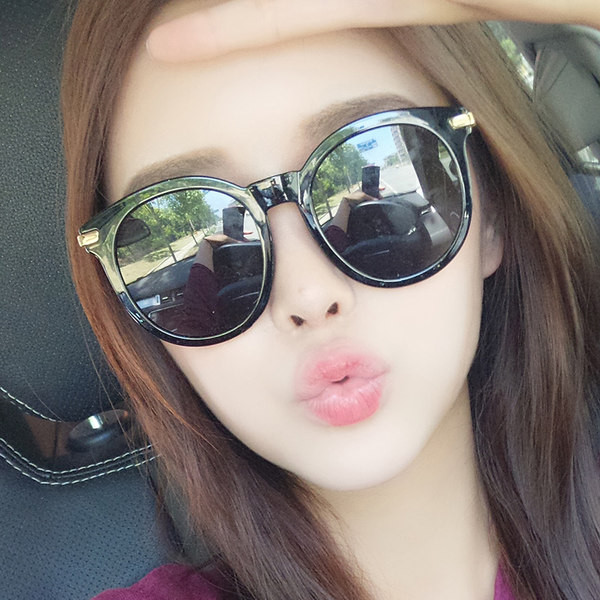 Νέο μοντέλο στρογγυλα γυαλια ηλίου κατάλληλα για γυναίκες