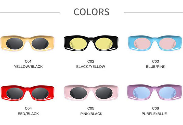 Γυαλιά ηλίου με μη τυποποιημένο πλαίσιο