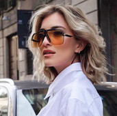 Γυναικεία γυαλιά ηλίου με μάσκα τύπου προστασίας UV