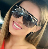 Μοντέρνα γυαλιά ηλίου τύπου μάσκας