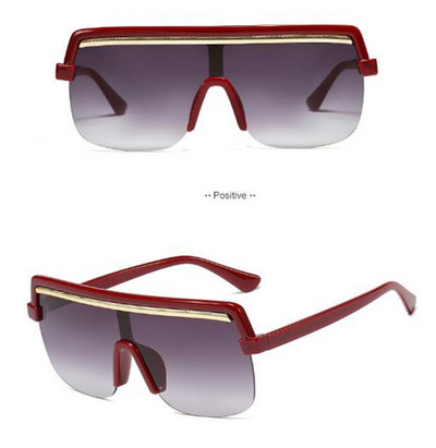 Μοντέρνα γυαλιά ηλίου τύπου μάσκας