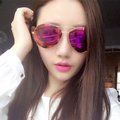 Μοντέρνα γυναικεία στρογγυλά γυαλιά ηλίου