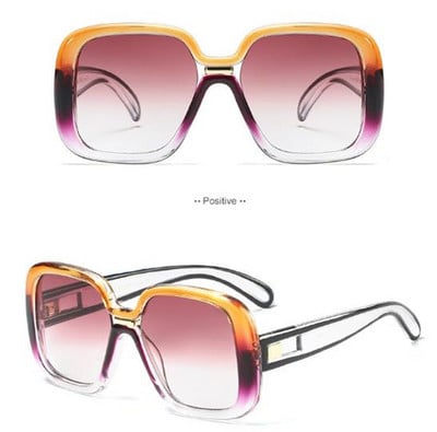 Saulesbrilles ar lielām kvadrātveida lēcām