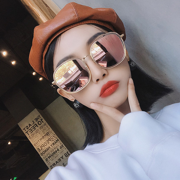 Καθημερινά γυναικεία γυαλιά ηλίου με εφέ καθρέφτη