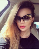 Γυναικεία γυαλιά ηλίου σε σχήμα πεταλούδας