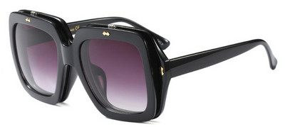 Ογκομετρικά γυαλιά ηλίου για γυναίκες με τετράγωνο σχήμα