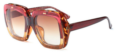 Ογκομετρικά γυαλιά ηλίου για γυναίκες με τετράγωνο σχήμα