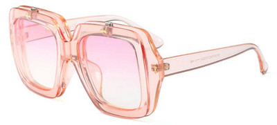 Ογκομετρικά γυαλιά ηλίου για γυναίκες με τετράγωνο σχήμα