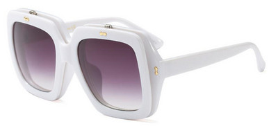 Ογκομετρικά γυαλιά ηλίου για γυναίκες με τετράγωνο σχήμα