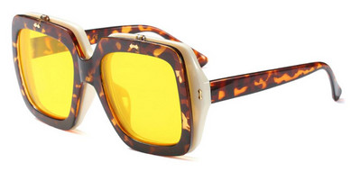 Ογκομετρικά γυαλιά ηλίου για γυναίκες με τετράγωνο σχήμα