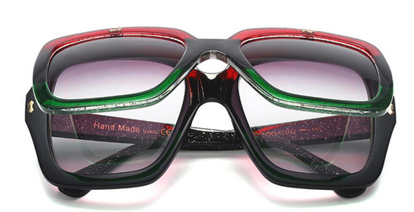 Ογκομετρικά γυαλιά ηλίου για γυναίκες με τετράγωνο σχήμα