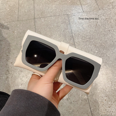 Модерни слънчеви очила с квадратна форма за жени