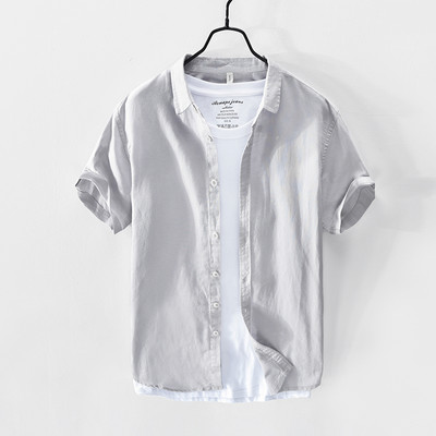 Camasa barbateasca de vara model nou cu maneci lungi sau scurte