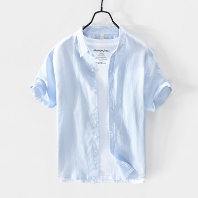 Camasa barbateasca de vara model nou cu maneci lungi sau scurte