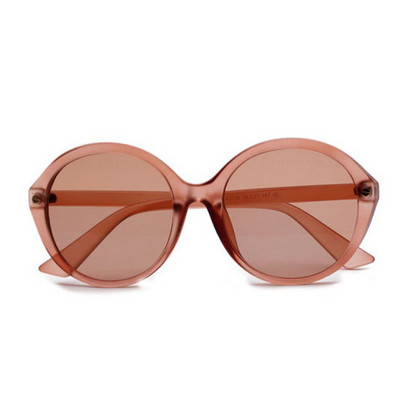 Sieviešu apaļas modernas saulesbrilles ar plānu rāmi